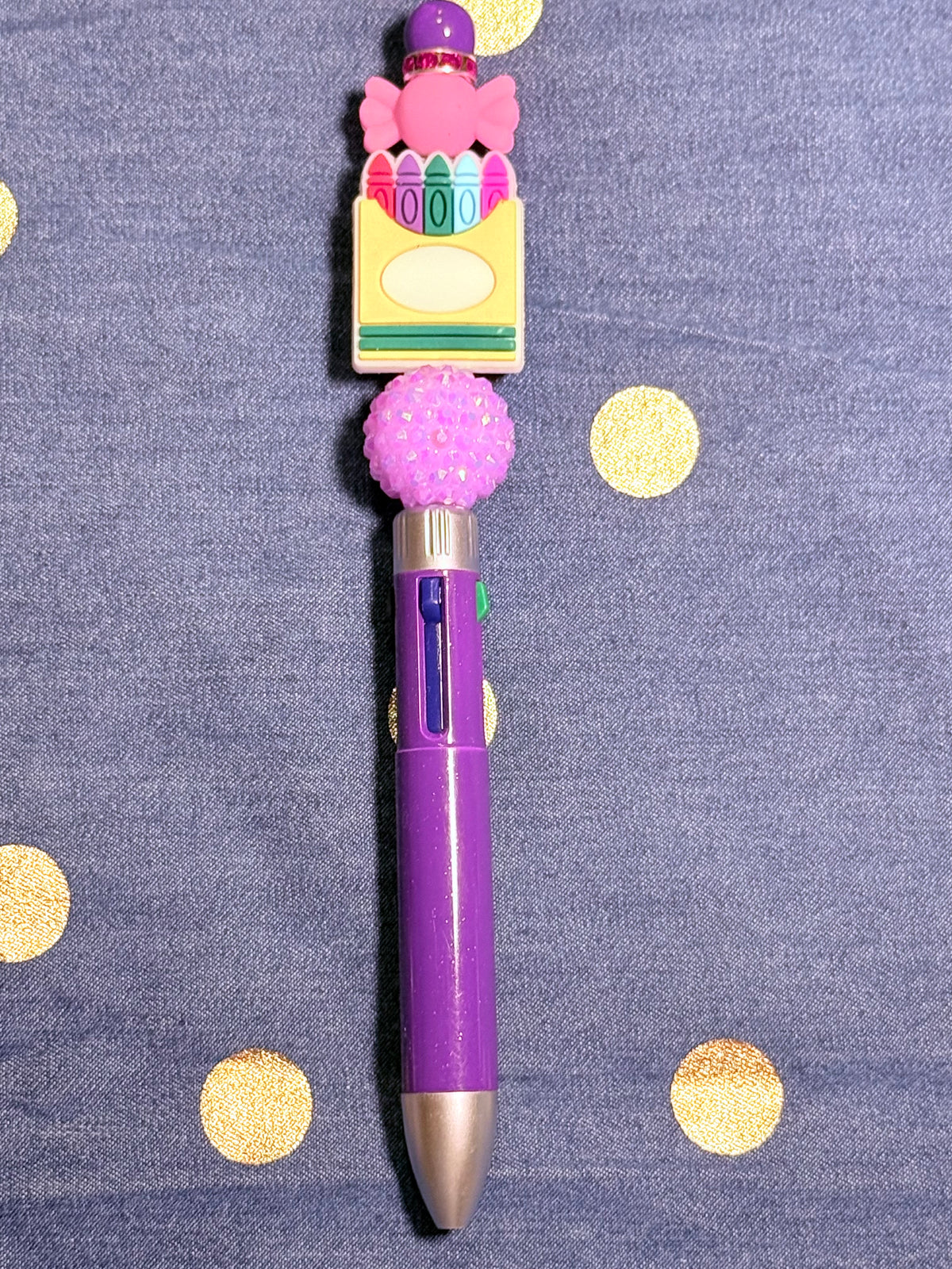 🍎 6-Color Teacher-Themed Ballpoint Pen 🖊️