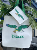 Canvas totes with matching pouch