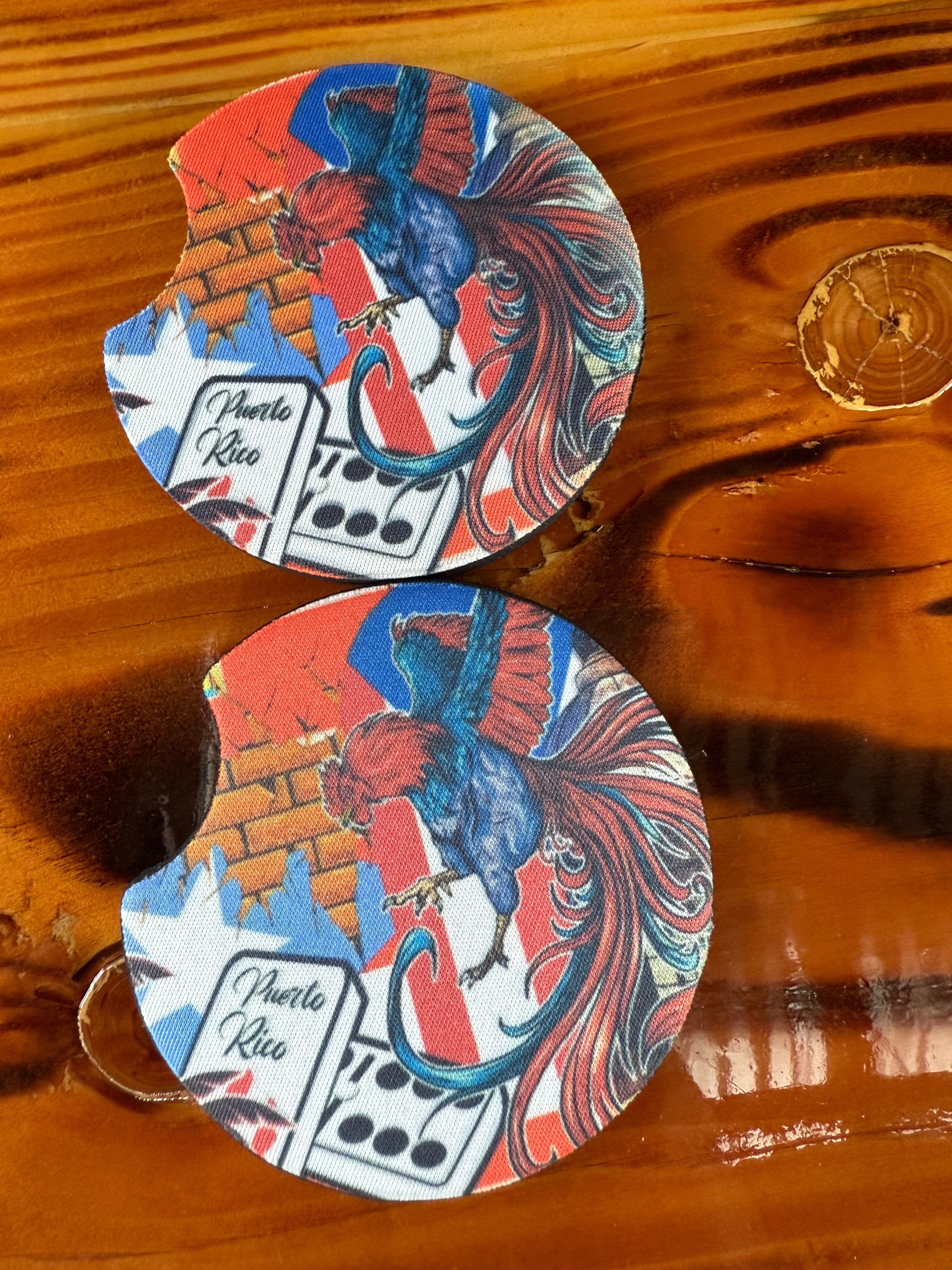 Puerto Rico Pride Car Coasters