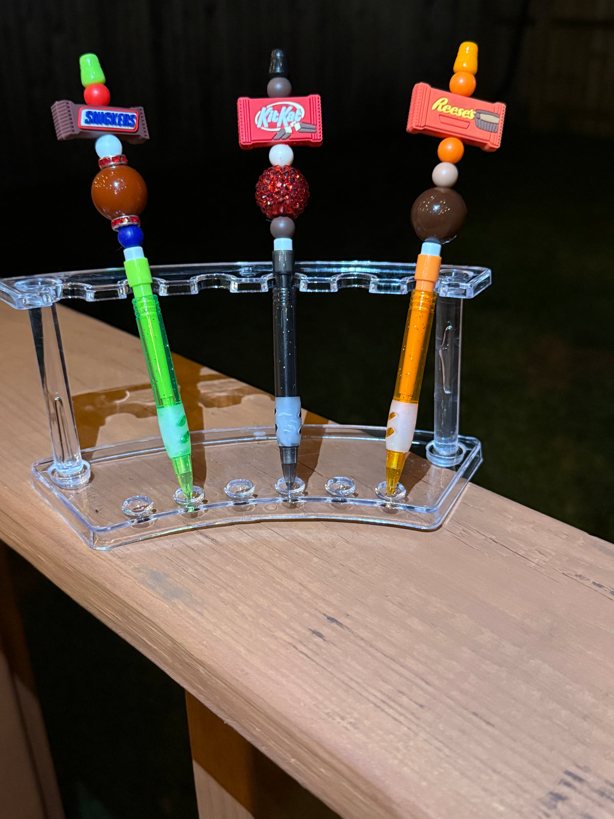 Chocolate Bar Beaded Mechanical Pencils