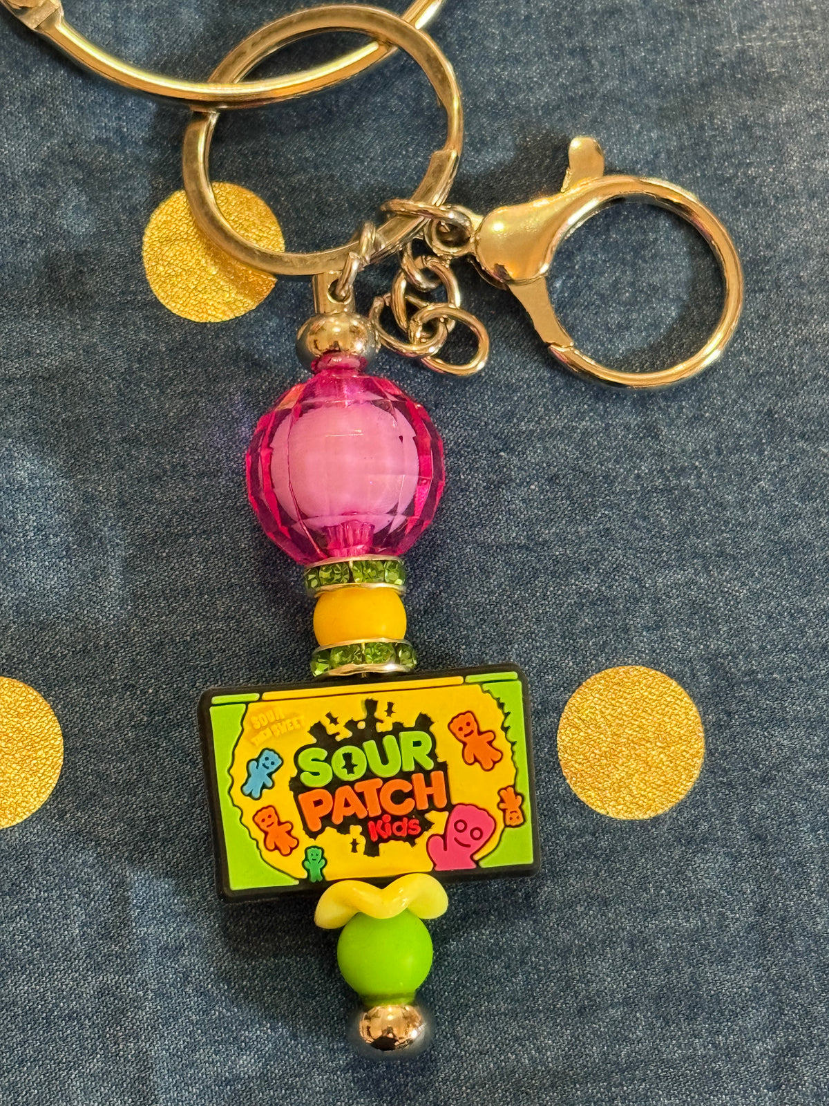 🍭 Handmade Candy-Themed Beaded Keychains