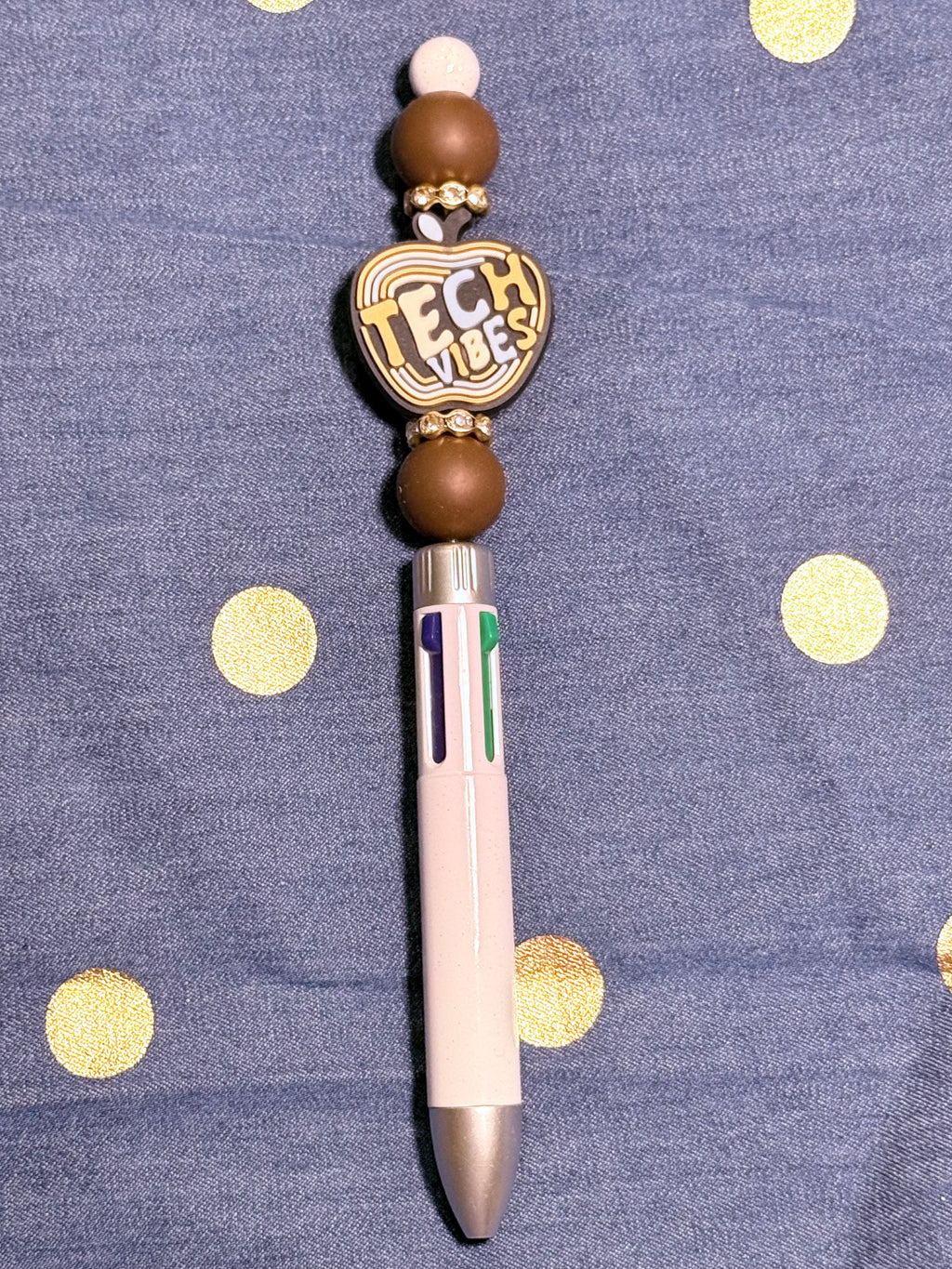 🍎 6-Color Teacher-Themed Ballpoint Pen 🖊️