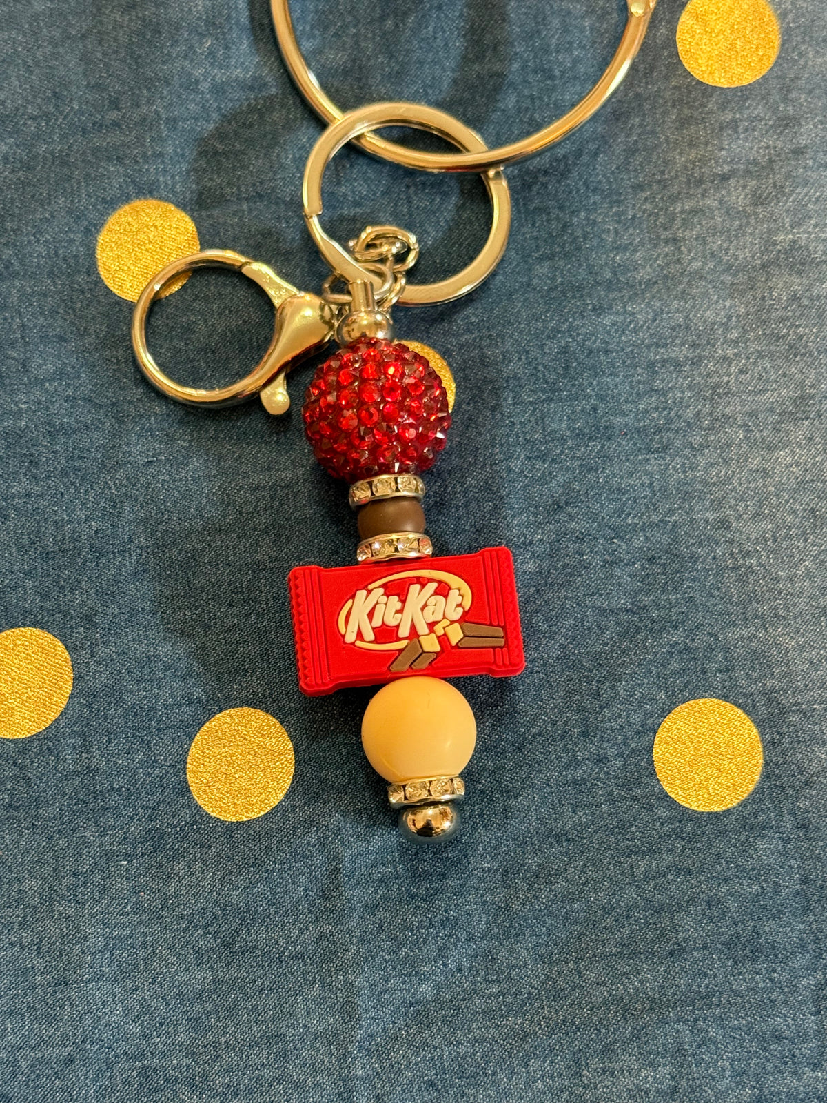 🍭 Handmade Candy-Themed Beaded Keychains