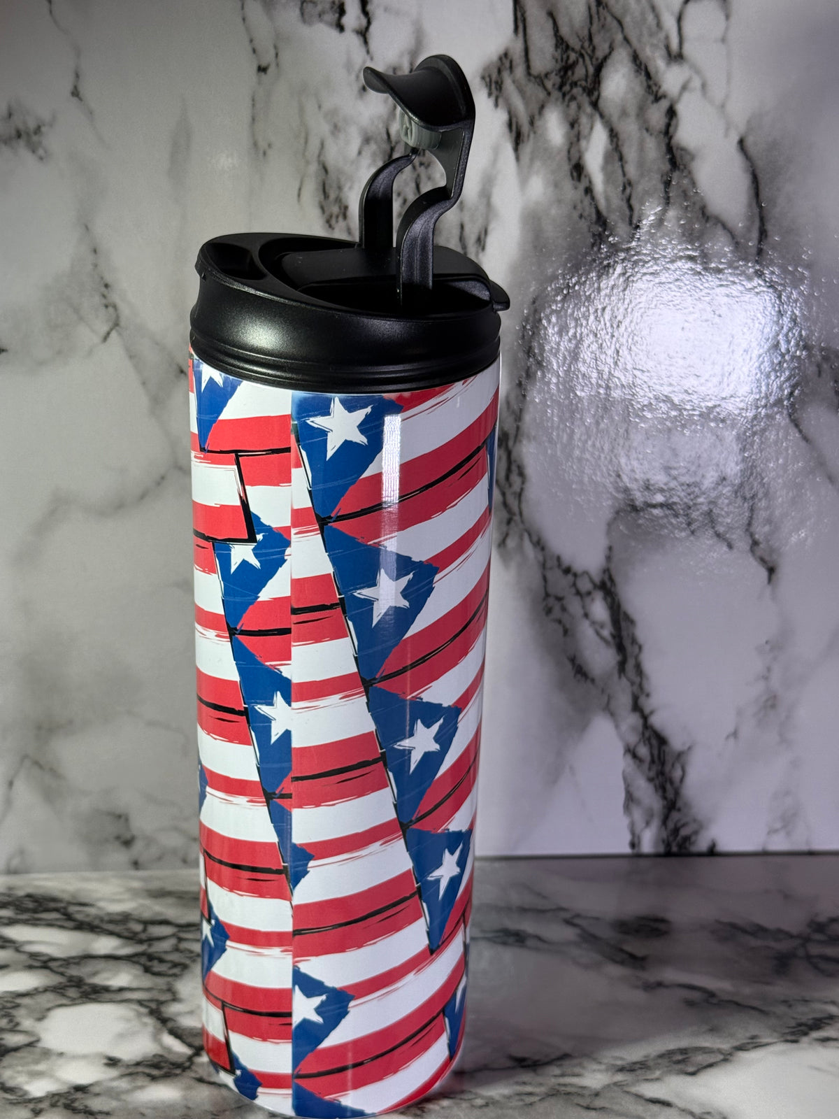 🇵🇷 Puerto Rican Flag 20 oz Tumbler | Puerto Rico Pride Stainless Steel Tumbler