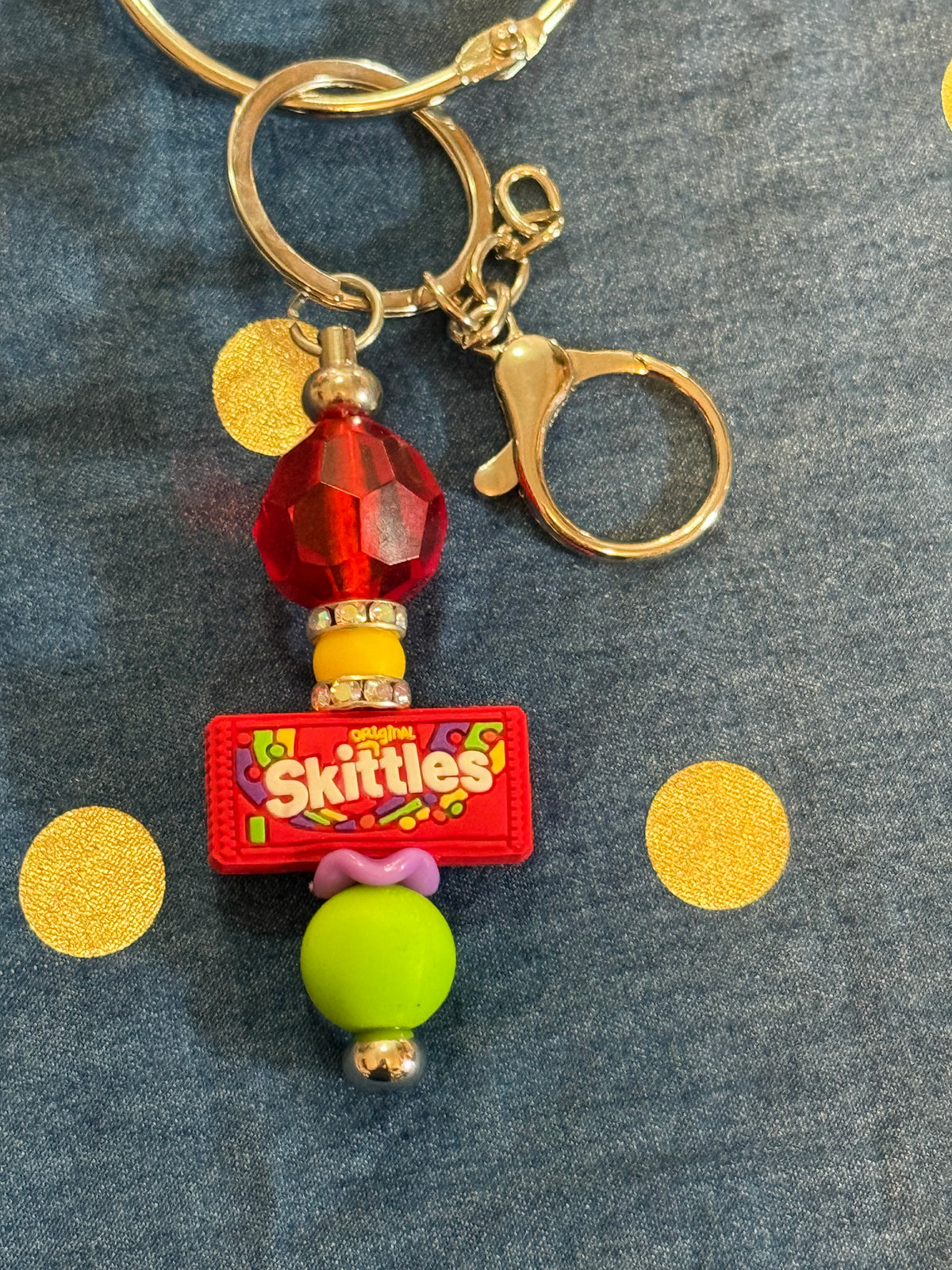 🍭 Handmade Candy-Themed Beaded Keychains