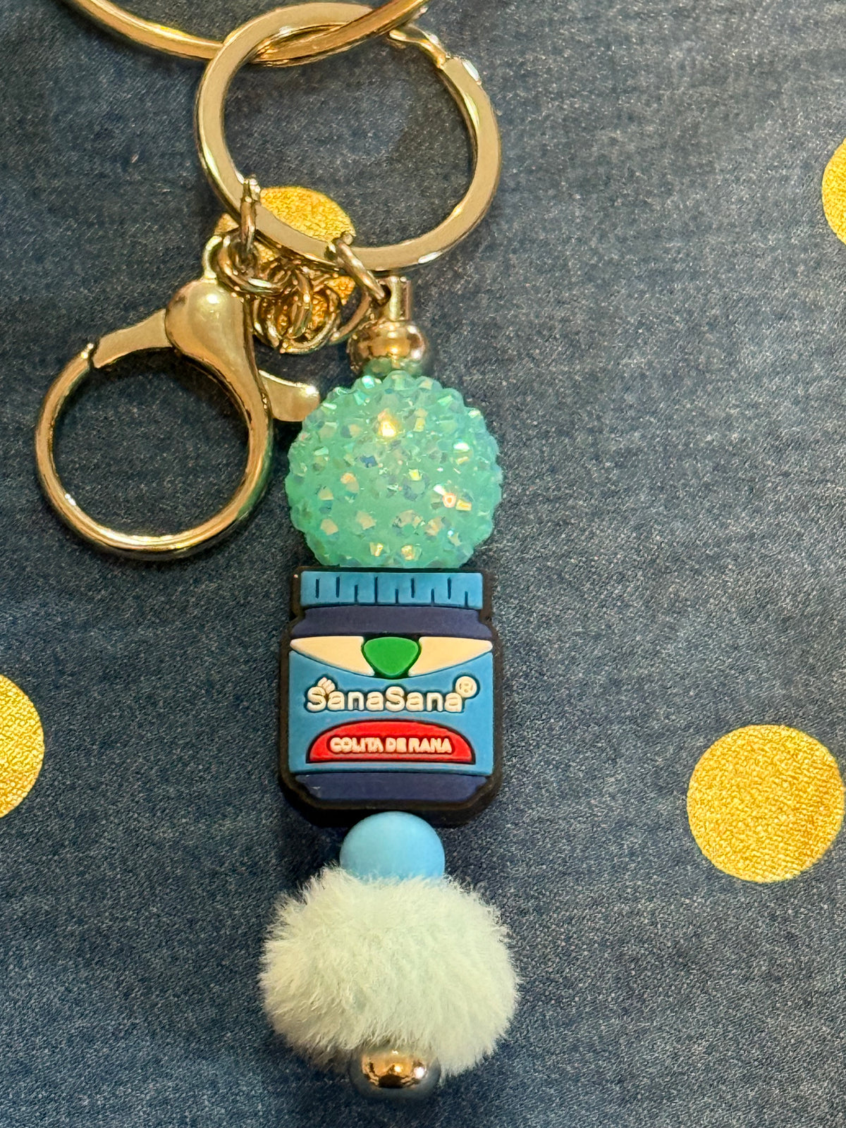 🇵🇷 Puerto Rico Inspired Beaded Keychains
