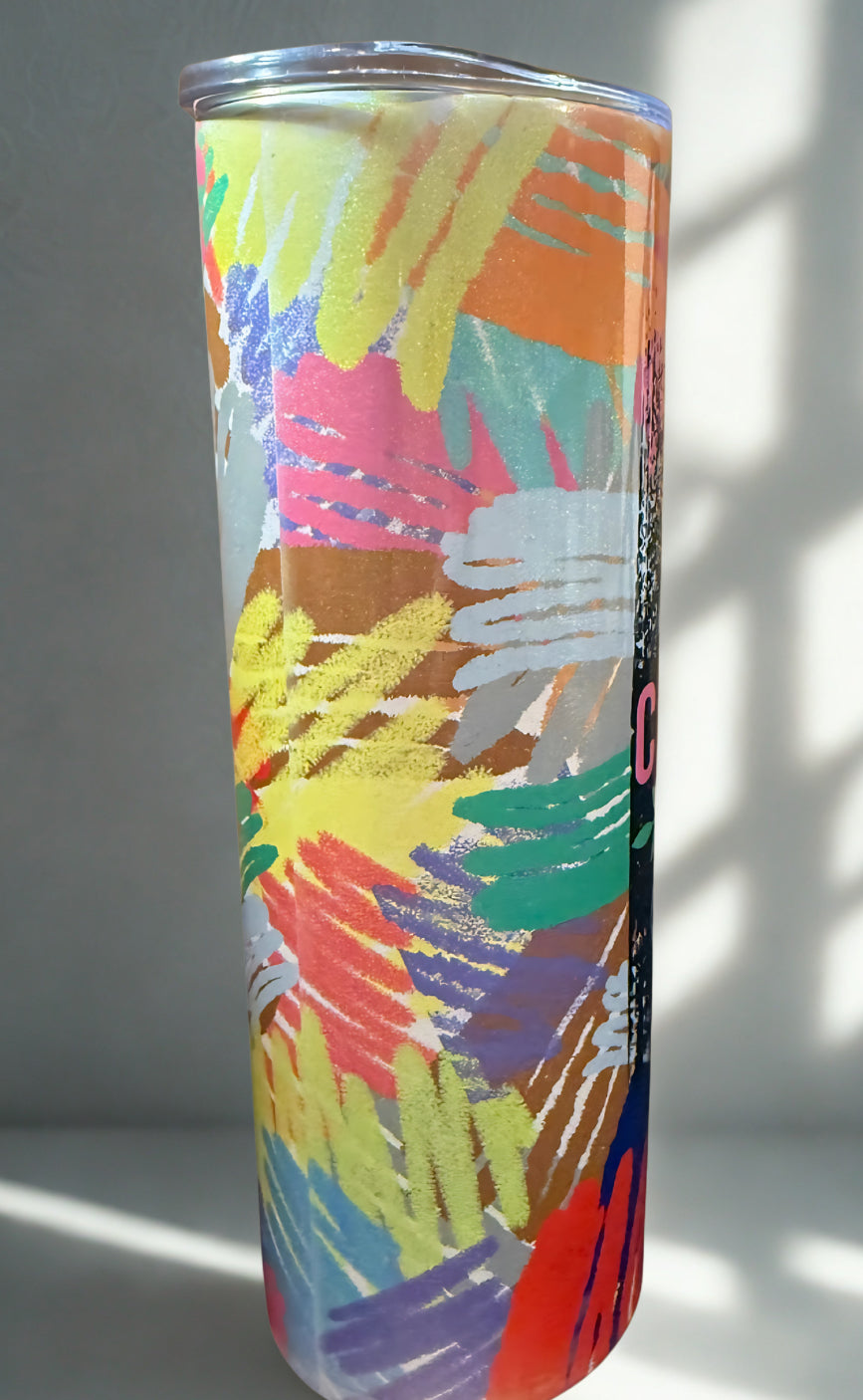 🖍️ Broken Crayons Still Color 20 oz Skinny Tumbler