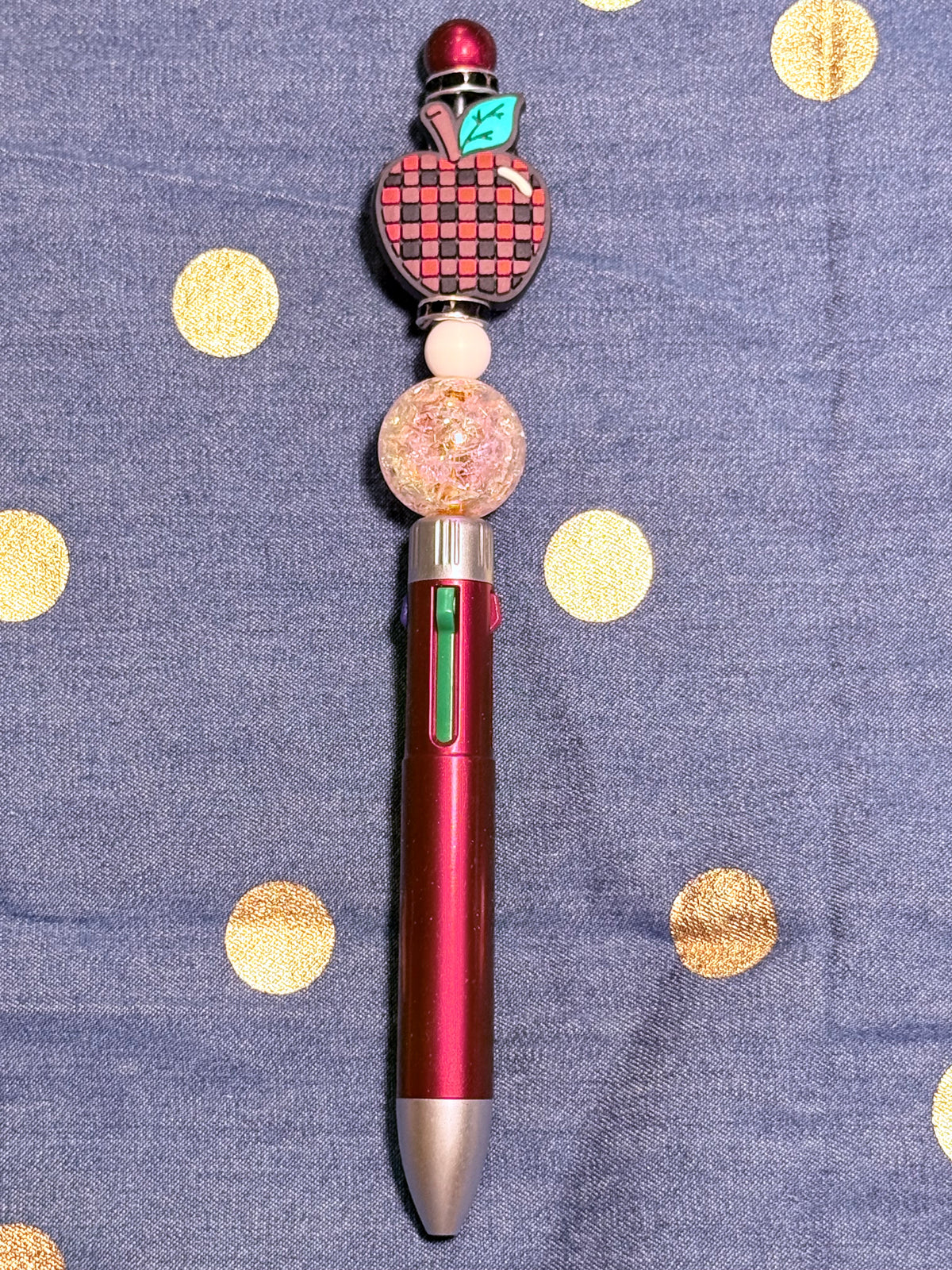 🍎 6-Color Teacher-Themed Ballpoint Pen 🖊️