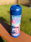 Blue Cute Alien Friends Kids Tumbler