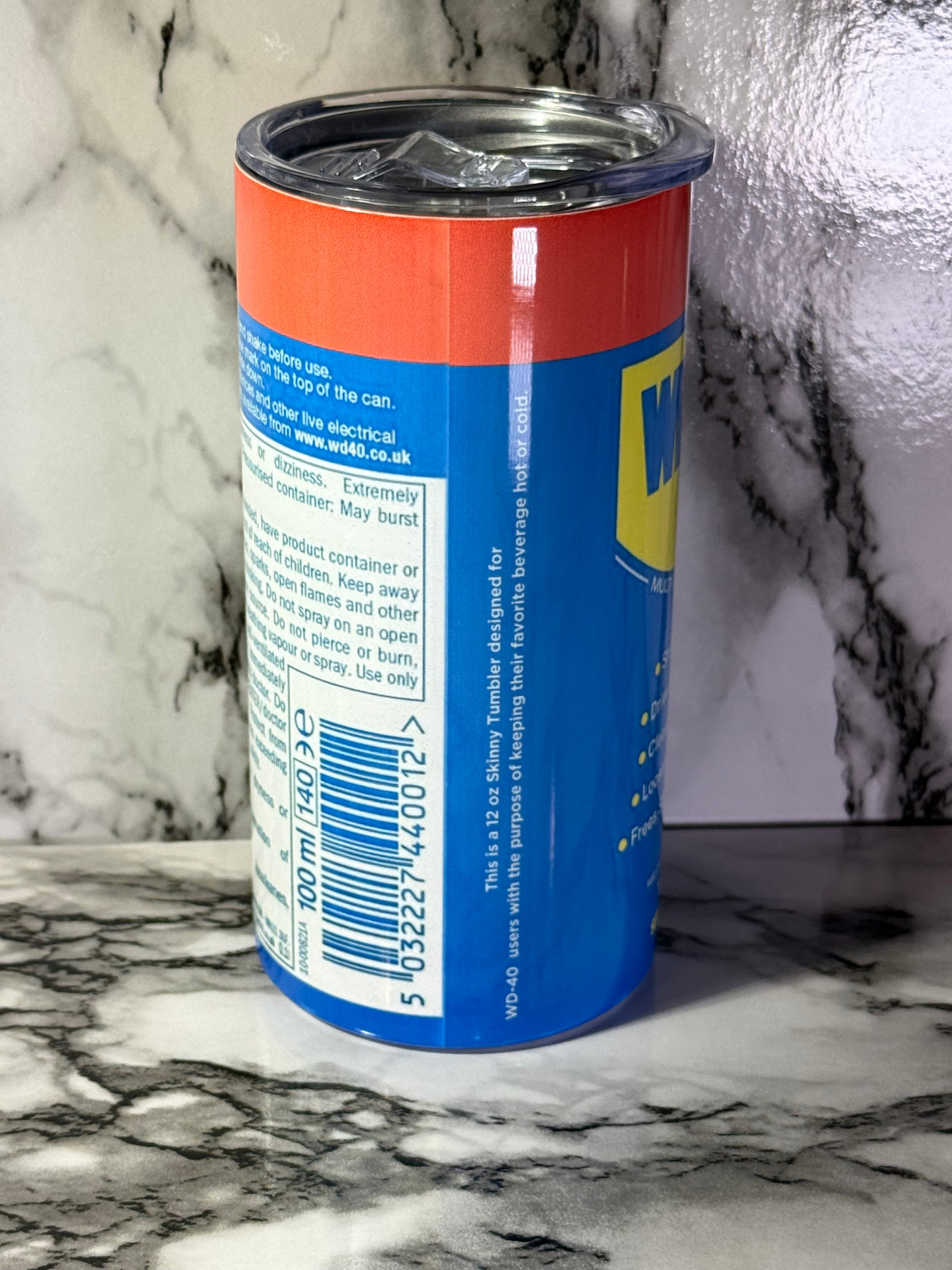 🔧 Garage-Inspired 12 oz Skinny Tumbler | Novelty Mechanic Gift