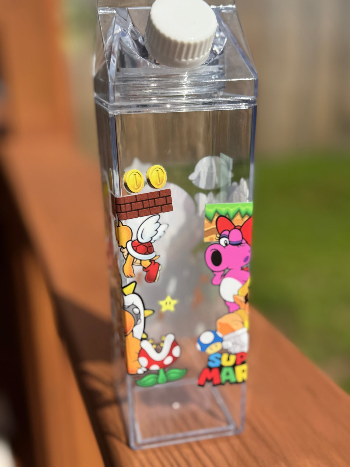 👾 Cute Retro Video Game Friends Kids Water Bottle