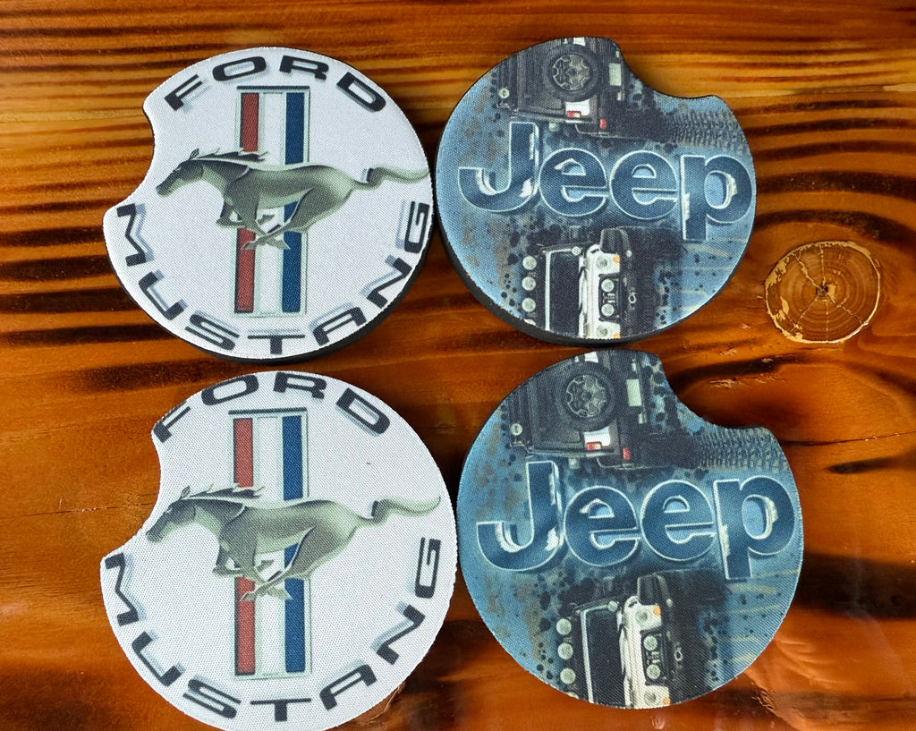 Automotive Style Car Coasters