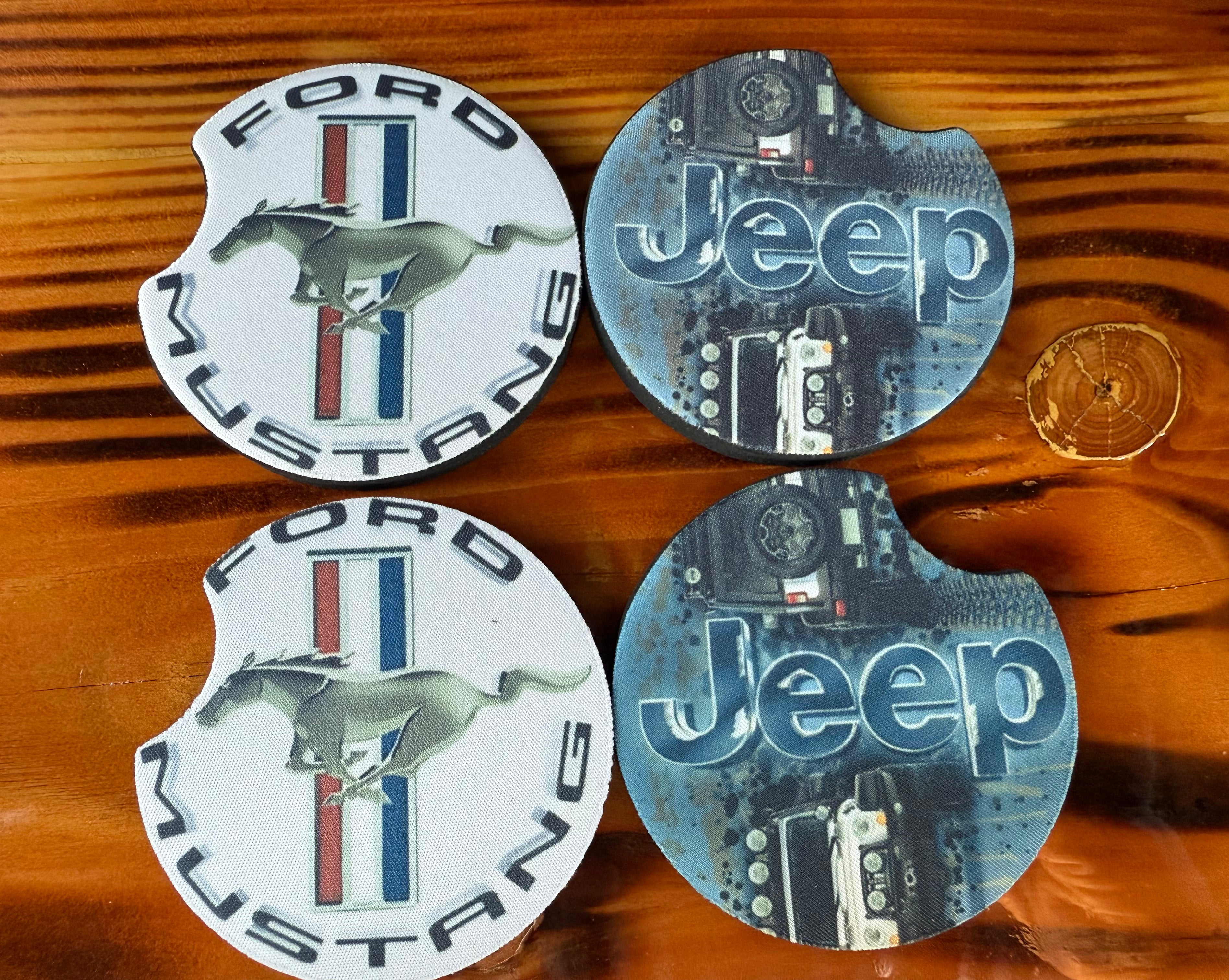 Automotive Style Car Coasters