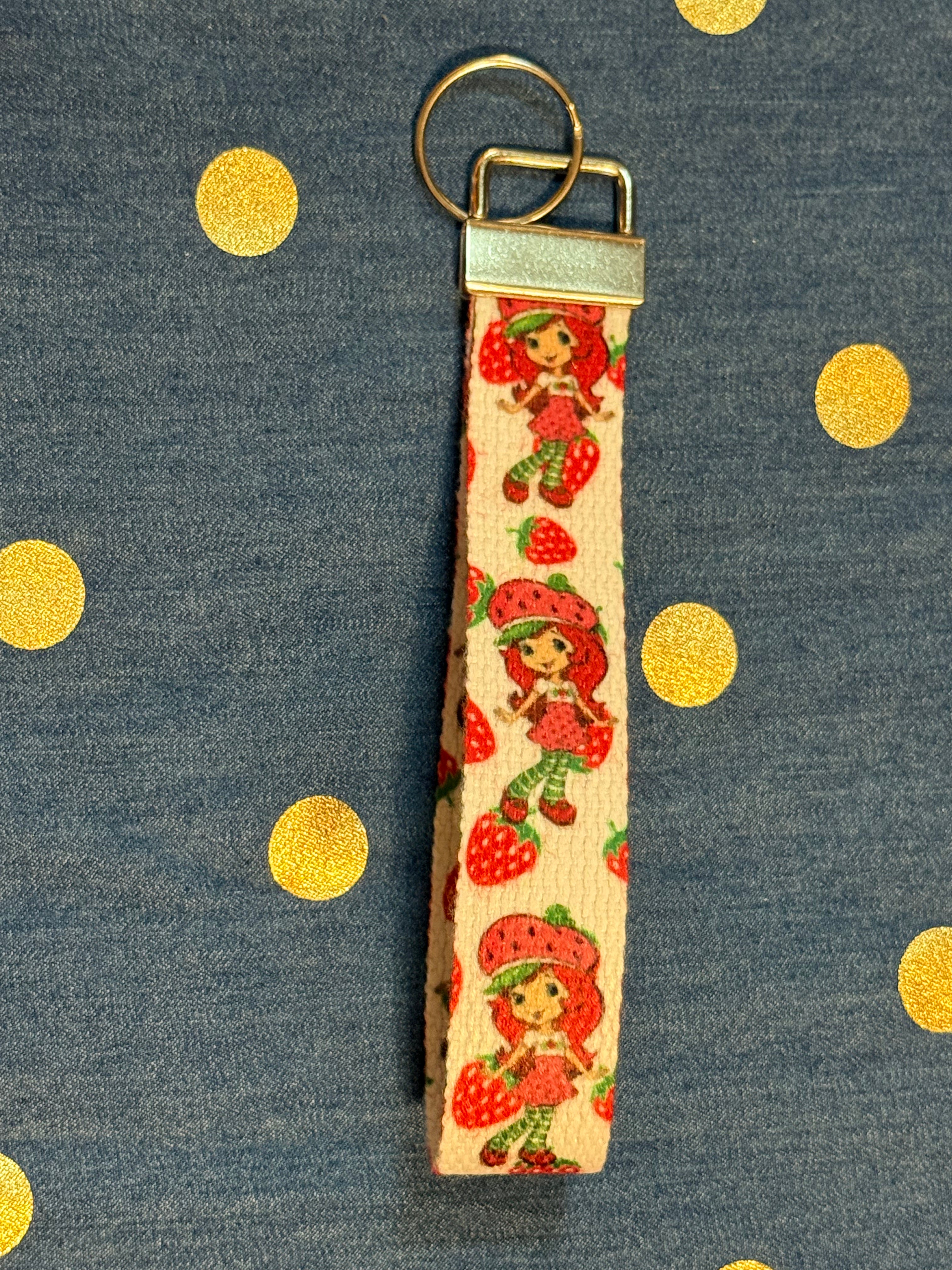 🗝️ Fabric Wristlet Keychain ✨