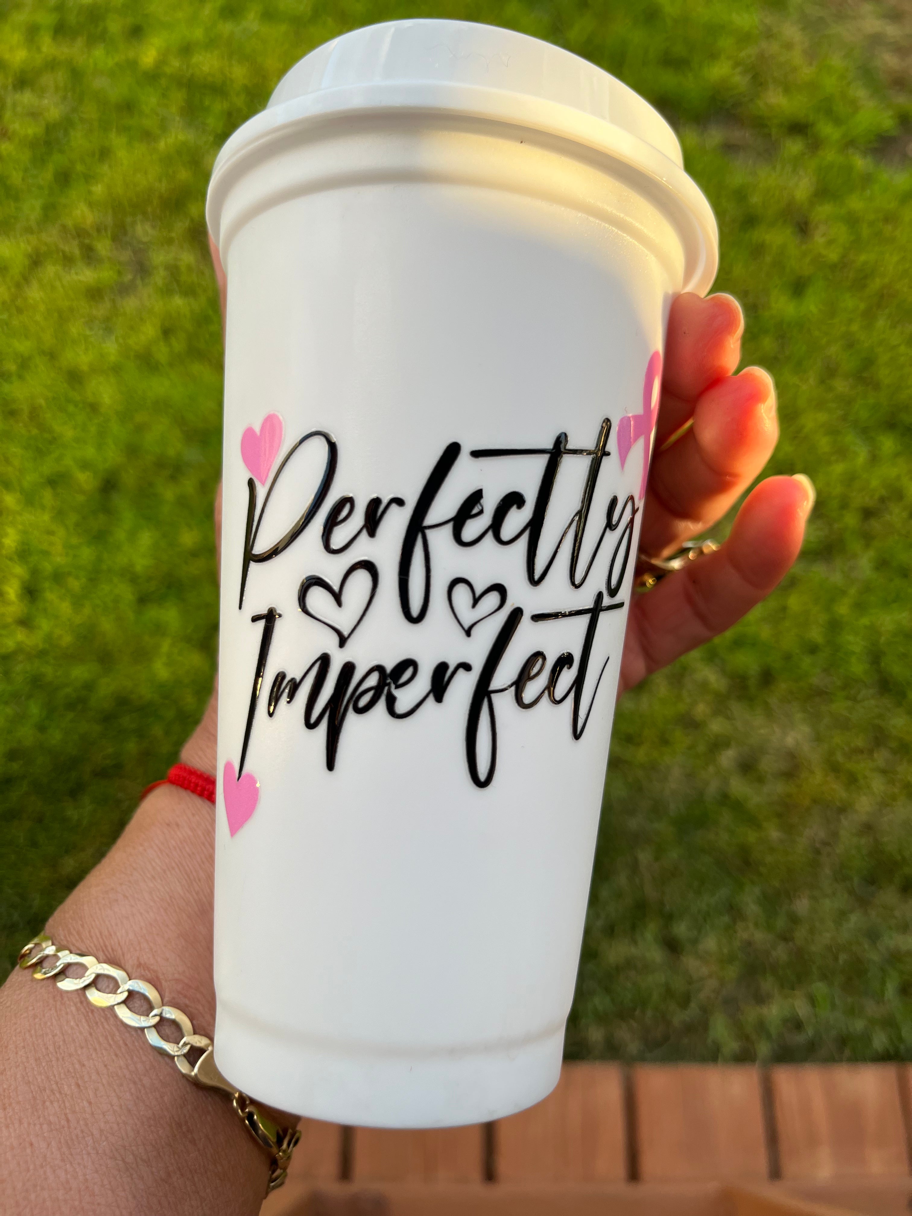 💖 Cancer awareness inspirational cups ☕️