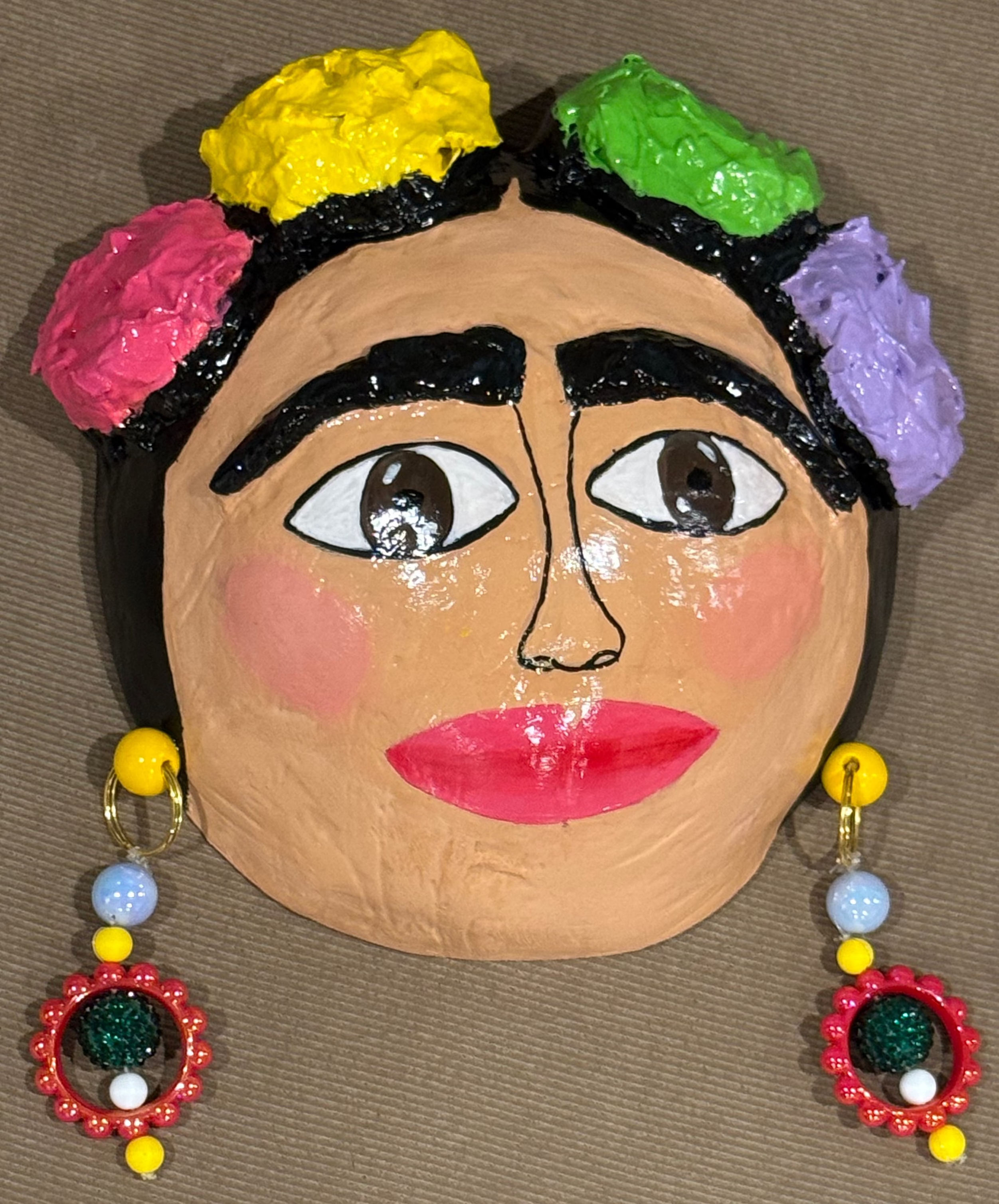 La Reina del Carnaval – Handmade Vejigante Art Mask