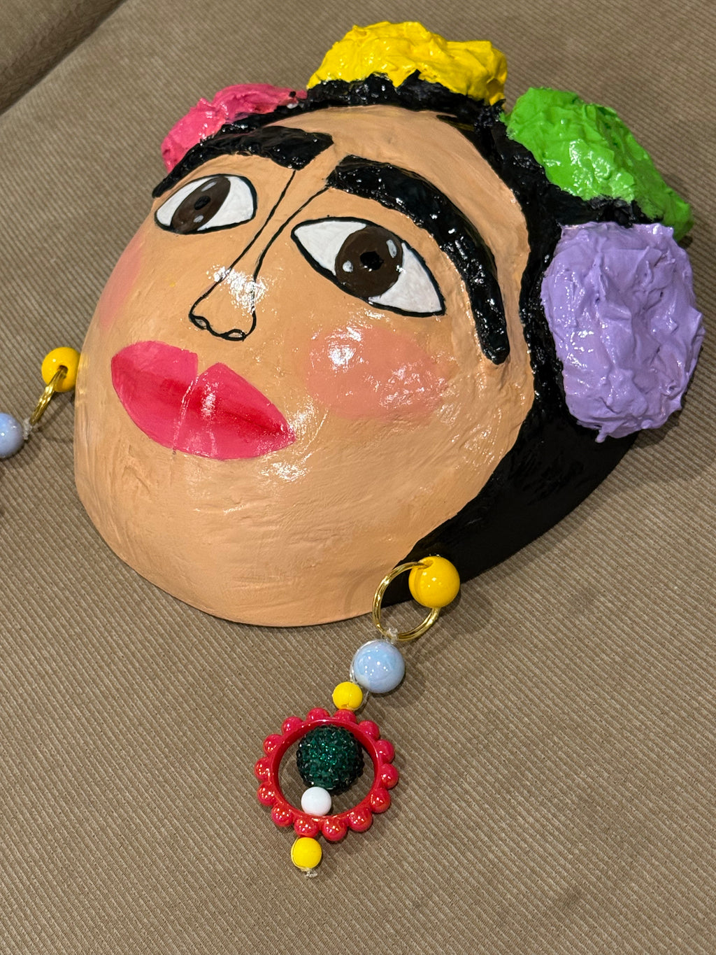 La Reina del Carnaval – Handmade Vejigante Art Mask